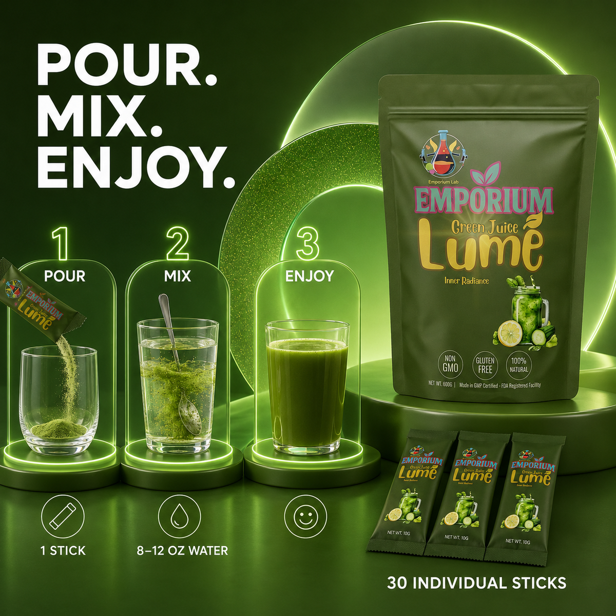 Green Juice LUME | Inner Radiance