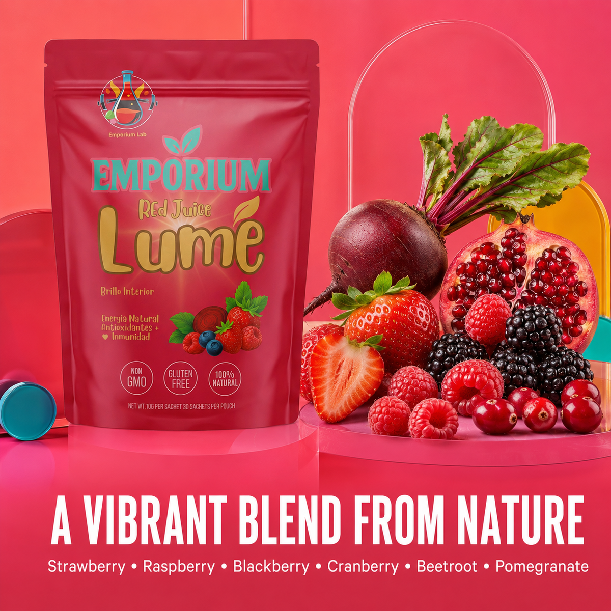 Red Juice LUME | Brillo Interior
