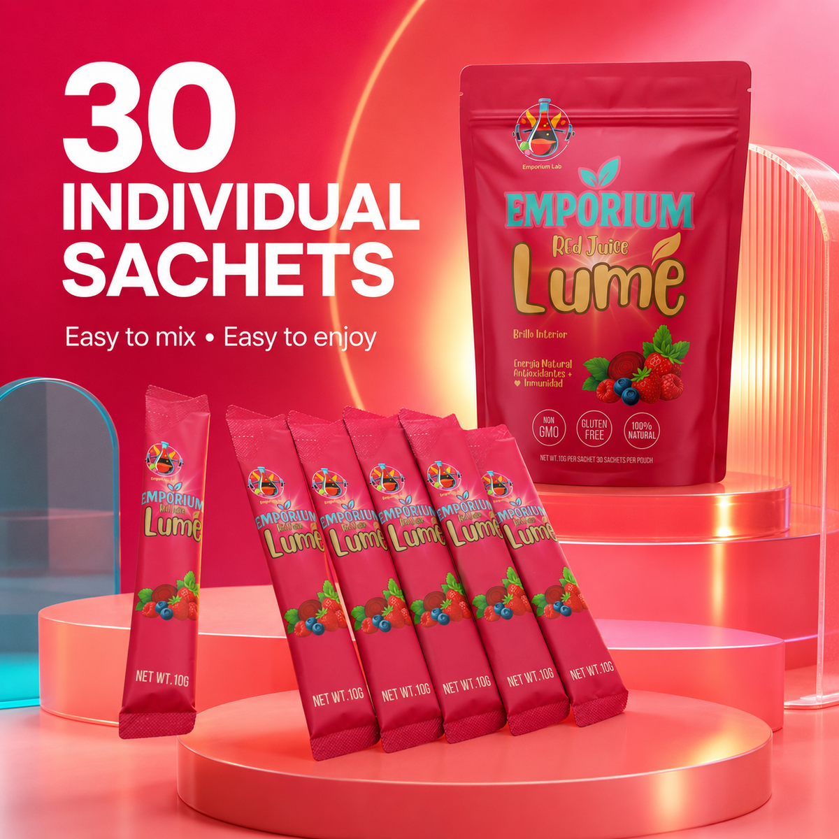 Red Juice LUME | Brillo Interior
